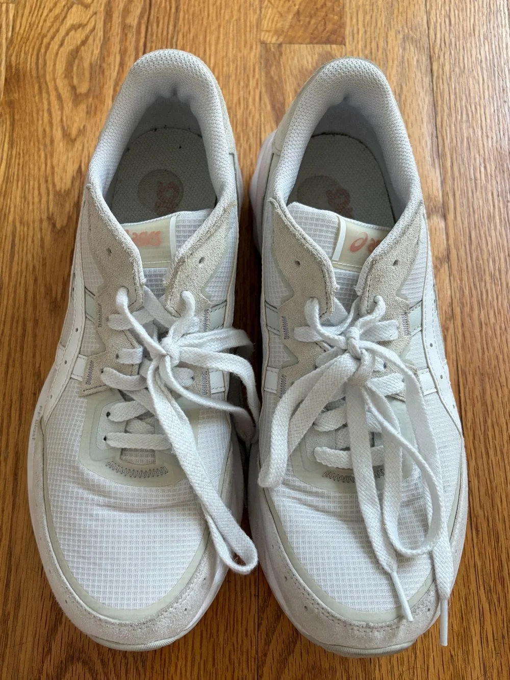 ASICS White and Light Gray Women's  Sneakers